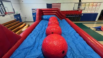 Inflatable Giant Ball Run Wipe Out Game Rental