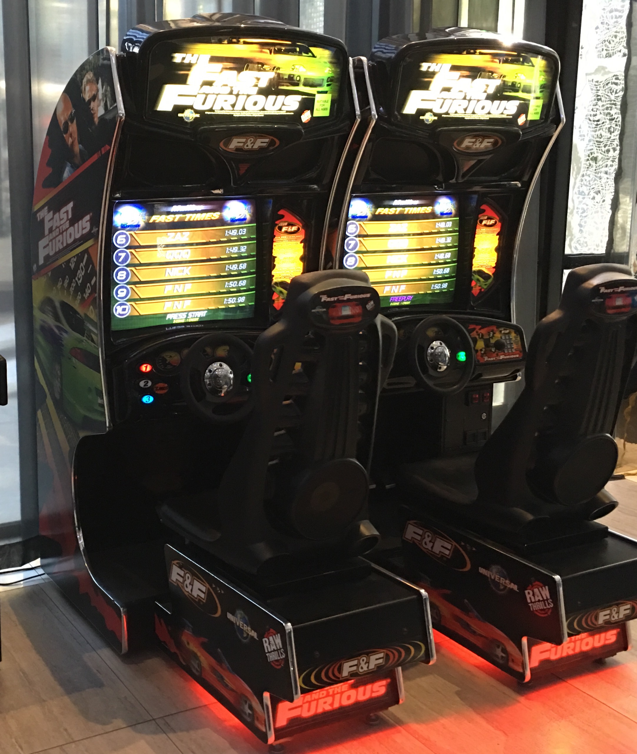 Fast and The Furious Arcade Driving Game