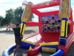 Inflatable Batting Cage Game