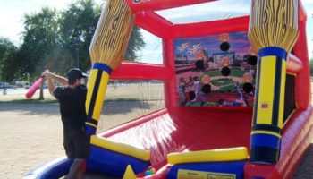 Inflatable Batting Cage Game