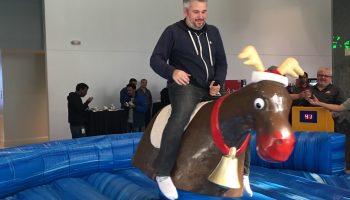 Mechanical Reindeer Inflatable Ride