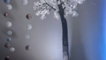 10 Ft LED White Jasmine Tree Rental
