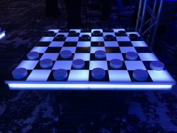 LED Giant Checkers Game