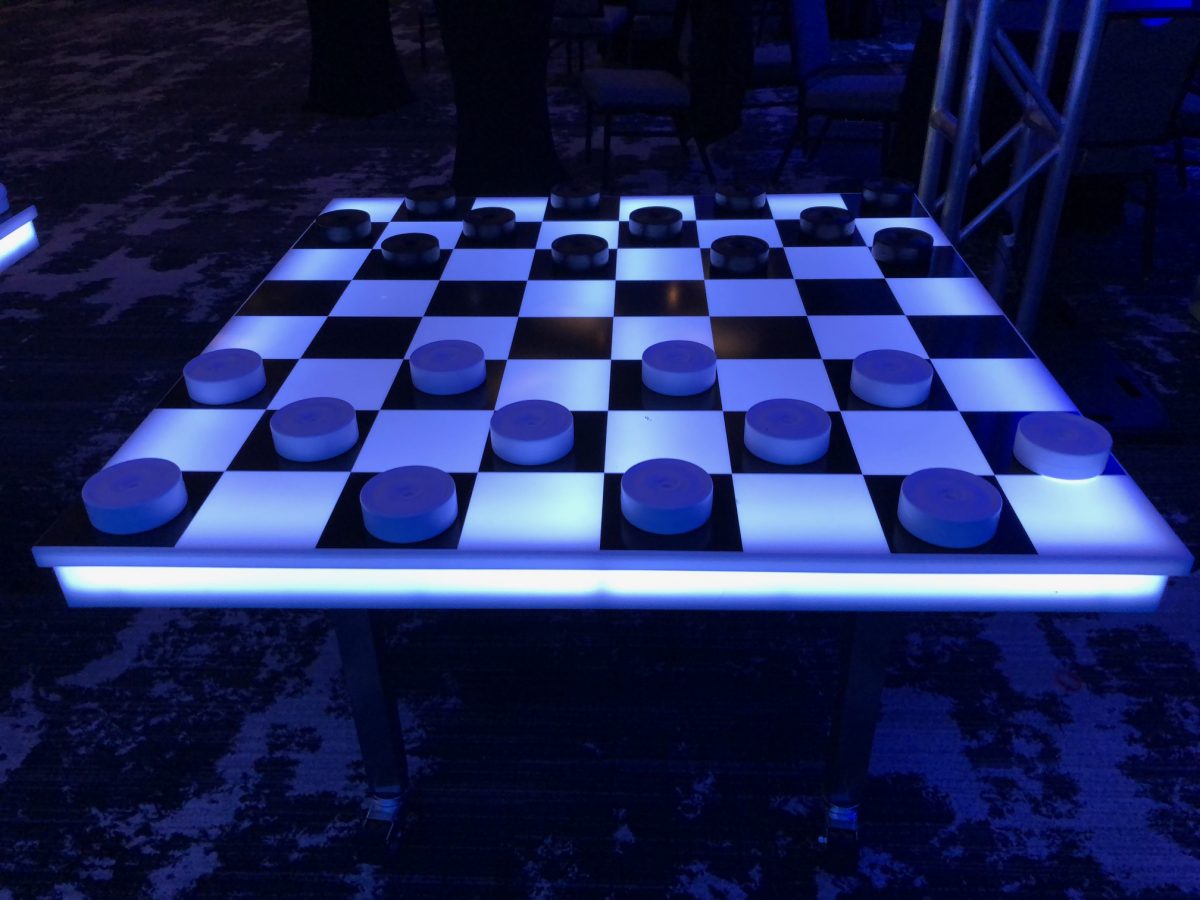 GIANT CHECKERS BOARD SET, Magic Special Events