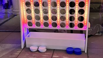 Lighted LED Connect 4 Rental Game-Greater San Jose Area