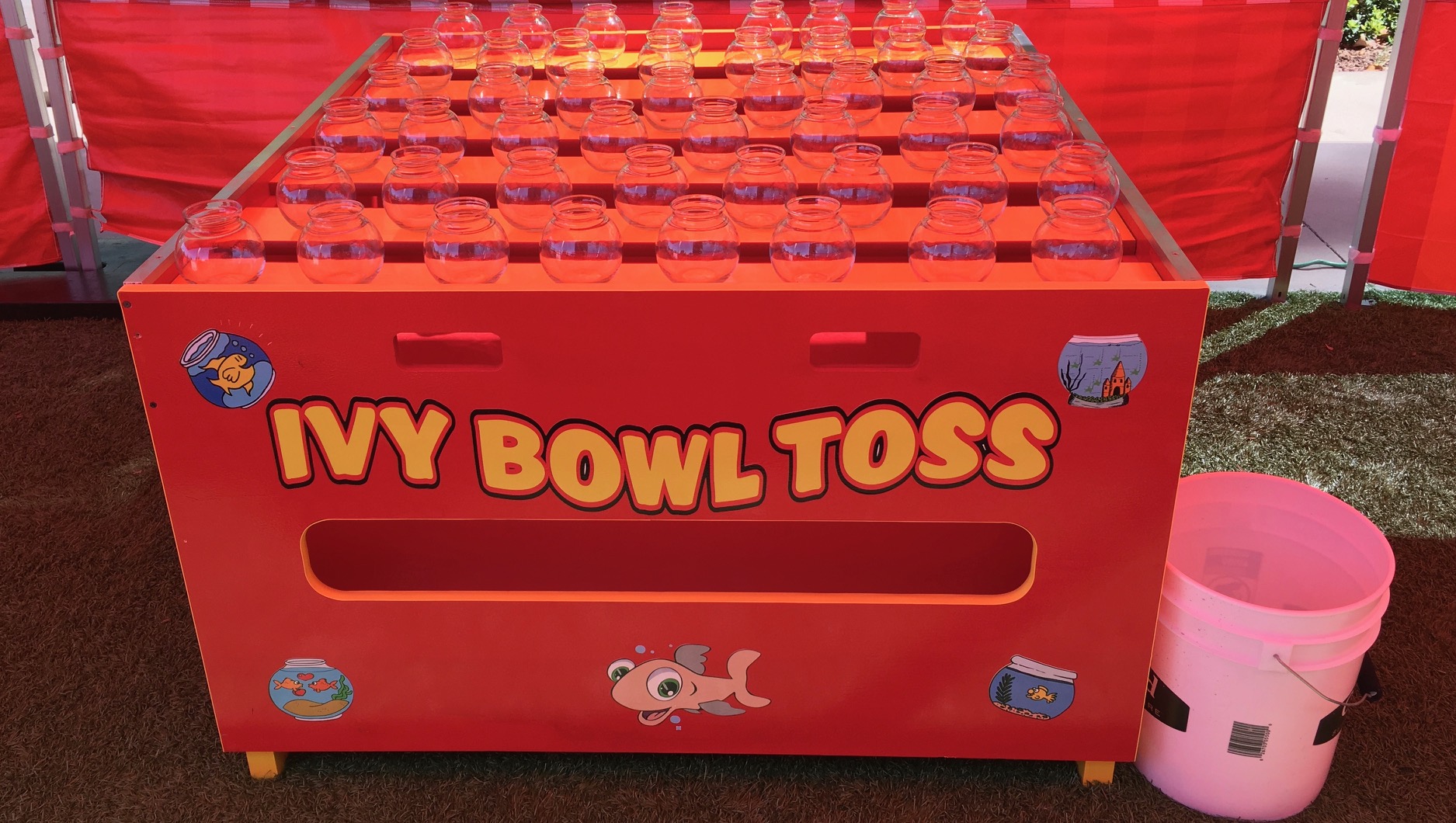 Large Ping Pong Toss Rental Carnival Game Rental California Bay Area