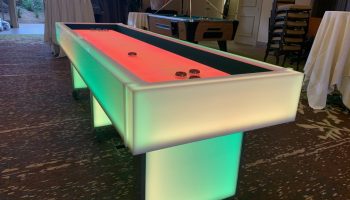Glowing LED Shuffleboard Rental