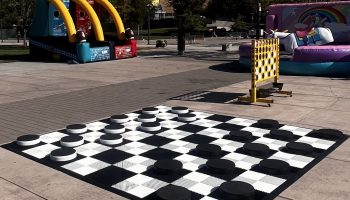Big Checkers Game Rental