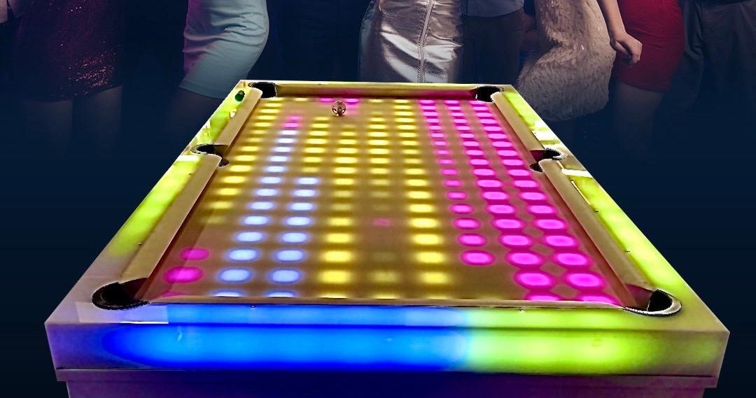NEW for 2024 LED Glow Pool Table