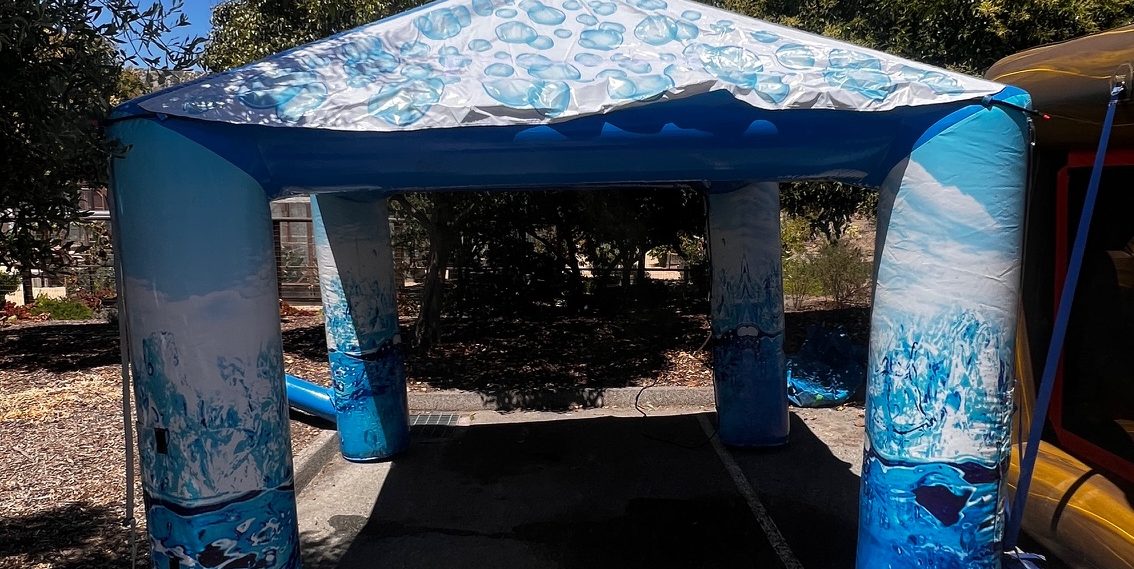 Cooling Mist Tent from Over 21 Party Rentals